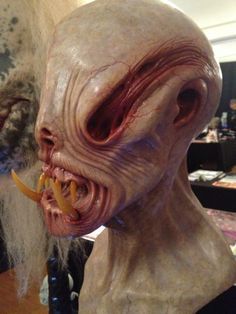 Ape of mars" by Casey Love | Casey Love Designs | Pinterest | Mars ... Creature Makeup, Sfx Prosthetics, Prosthetic Limbs, Makeup Zombie, Spfx Makeup, Monster Makeup, Prosthetic Makeup, Movie Makeup, Monster Mask