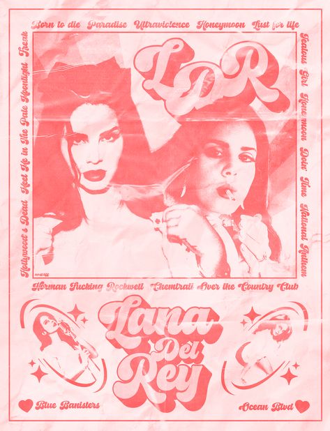 80s Poster, Music Poster Design, Dorm Posters, Poster Room, Pink Posters, Picture Collage Wall, Collage Poster, Lana Del Ray, Vintage Poster Art