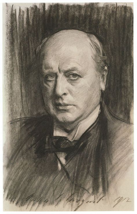 Portraits In Oil, John Sargent, Sargent Art, Painting Portraits, Art Criticism, Henry James, Master Drawing, Charcoal Portraits, John Singer Sargent