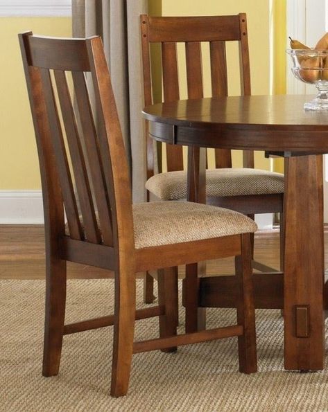 Mission Oak Dining Room Chair - Ideas on Foter Craftsman Dining Table, Mission Chair, Simple Dining Table, Oak Dining Room, Mission Furniture, Silver Furniture, Hickory Furniture, Dining Room Contemporary, Mission Oak