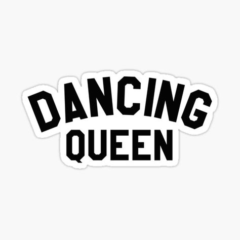 DancER Stickers | Redbubble Dancer Stickers, Stickers For Sale, Dancing Queen, Book Club, Silhouette Cameo, The North Face Logo, Retail Logos, Dancing, Vinyl Decal Stickers