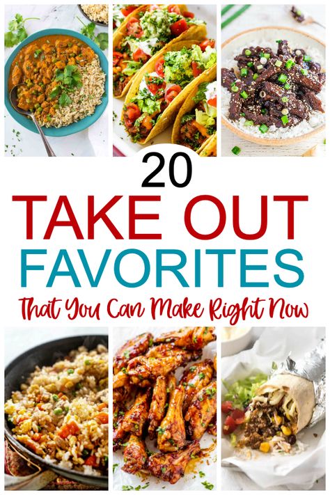 Everybody has that one favourite restaurant item that they absolutely crave. No need to wait in the drive-thru line when you can just as easily make it at home. Check out this collection of take out recipes that you can make right now at home! Take Out At Home Meals, Restaurant Meals At Home, Restaurant Style Meals At Home, Hello Fresh Copycat Recipes, Take Out Recipes, Famous Restaurant Recipes, Take Out At Home, Souffle Recipes Easy, Restaurant Hacks