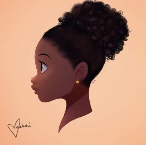 Short Haircut Designs, Vashti Harrison, Curly Hair Cartoon, Haircut Designs, Gabrielle Union, Black Cartoon, Black Art Pictures, Black Love Art, Afro Art