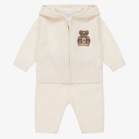 Ribbed Trousers, Burberry Baby, Burberry Kids, Bear Logo, Baby Cardigan, Baby Fever, Zip Up, The Collection