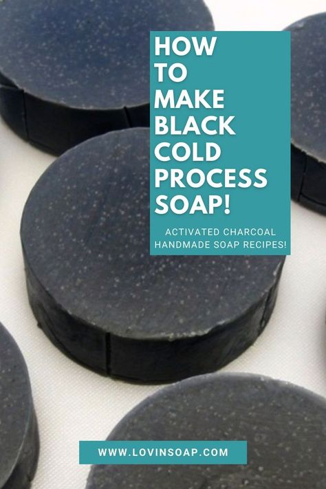 Learn how to make black handmade cold process soap on the blog. Plus, I’ll share some of my favorite cp soap recipes containing activated charcoal! I got an email asking how to make a nice black bar of soap. I’m not a fan of black oxide or black mica. Usually when I make a black soap with either, it lathers gray. Charcoal never seems to do that. And it has extra benefits! It is drawing and cleansing, great for acne or oily skin! Head to blog for usage rates and great charcoal soap recipes! Charcoal Soap Recipe, Natural Soap Colorants, Natural Soaps Recipes, Charcoal Bar, Activated Charcoal Soap, Cold Process Soap Recipes, Handmade Soap Recipes, Swirl Soap, Bar Of Soap