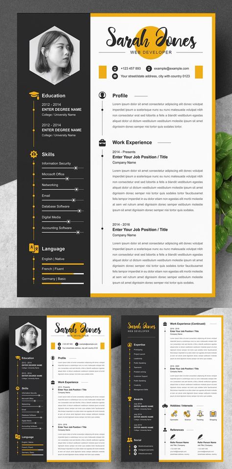 Creative Resumes For Graphic Designers, Resume Design Creative Professional, Creative Resumes For Designers, Creative Resume For Graphic Designer, Design Cv Creative Cv Template, Graphic Design Cv Professional Cv, Resume Ideas Creative, Resume Website Design Layout, Cv Ideas Professional Cv