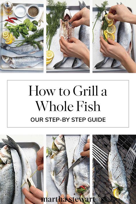 How To Cook A Whole Fish, Cooking Fish On The Grill, How To Grill Fish On Grill, Bbq Fish Grill, Fish Grilling Recipes, How To Grill Fish, Fish On The Grill, Fish In Foil Packets, Baked Whole Fish