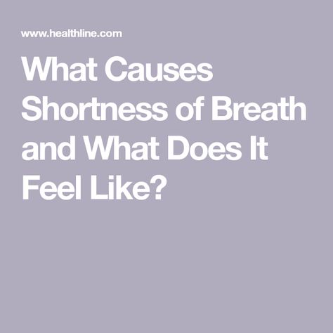 What Causes Shortness of Breath and What Does It Feel Like? Shortness Of Breath Causes, Aerobics Classes, Shortness Of Breath, Deep Breath, Just Run, Easy Workouts, Feel Like, Healthy Living, To Draw