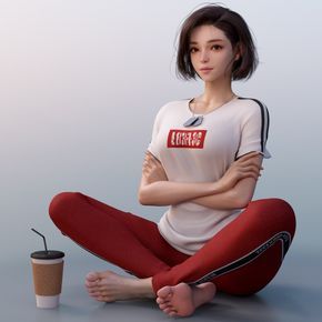 Shin Jeongho, 3d Karakter, Character Design Girl, Female Character Concept, Comics Girls, Female Character Design, Digital Art Girl, Zbrush, Character Design Inspiration