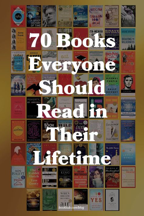 Every reader should tackle the titles on this ultimate reading list in their lifetime. Classics To Read, Best Book Club Books, Book List Must Read, Books To Read Before You Die, Book Club Reads, Book Bucket, Books Everyone Should Read, List Of Books, Books You Should Read