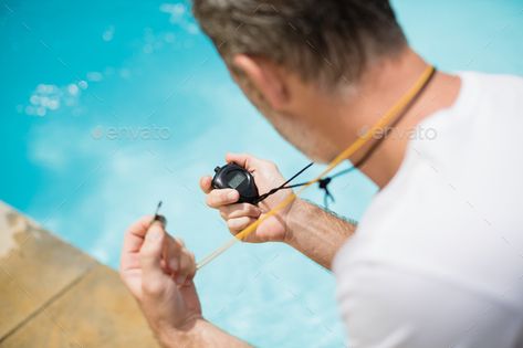 Rob Core, Stop Watch, Swim Coach, Sunny Day, Sunny Days, Swimming