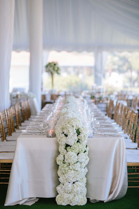 Hydrangea Garland Wedding, Long Hydrangea Centerpiece, White Hydrangea Wedding Centerpiece, Hydrangea Wedding Table, Hydrangea Wedding Centerpieces, White Hydrangea Centerpiece, Hydrangea Wedding Decor, Hydrangea Centerpiece Wedding, White Hydrangea Centerpieces