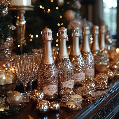 How to Host the Perfect New Year’s Eve Party - New Years Champagne Aesthetic, Speakeasy Christmas Party, Black And Gold Nye Party, Glam New Years Eve Party, New Year’s Eve Engagement Party, Disco New Years Eve Party, New Years Party Theme, New Year’s Eve Decorations, Gold Nye Party