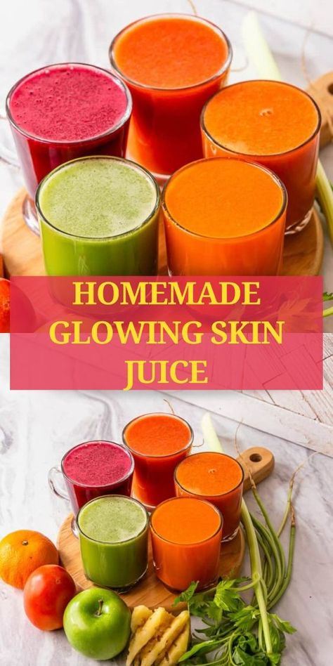 Juicing Recipes For Health Skin, Juice For Skin Lightening, Best Juicing Recipes For Skin, Juice For Healthy Skin, Best Juice For Glowing Skin, Juicing For Skin Glow, Healthy Juice Recipes For Glowing Skin, Juicing For Skin Health, Healthy Juices For Skin