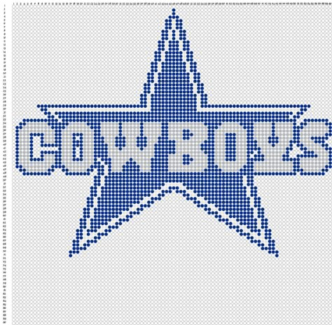 Cowboys Perler Bead Patterns, Crochet Dallas Cowboys Star Pattern, Graph Drawing, Cowboy Crochet, Dallas Cowboys Gifts, Diy Knit Blanket, Crochet Pillow Cover, Perler Bead Templates, Butterfly Cross Stitch