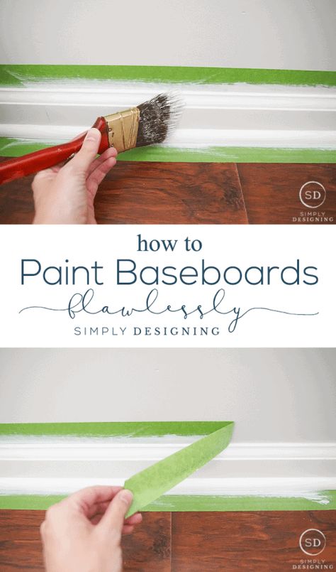 how to paint trim and baseboards How To Paint Trim, Painting Baseboards, Paint Trim, Easy Home Improvement Projects, Easy Home Improvement, Home Improvement Loans, Painting Trim, Diy Remodel, Small Budget