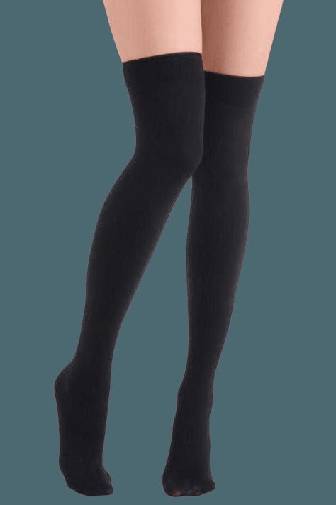 Long Black Socks, Black Thigh High Socks, Black Knee High Socks, Deku Cosplay, Thigh Socks, Fun Questions, Homemade Stuff, Clothing Aesthetic, Black Thigh High