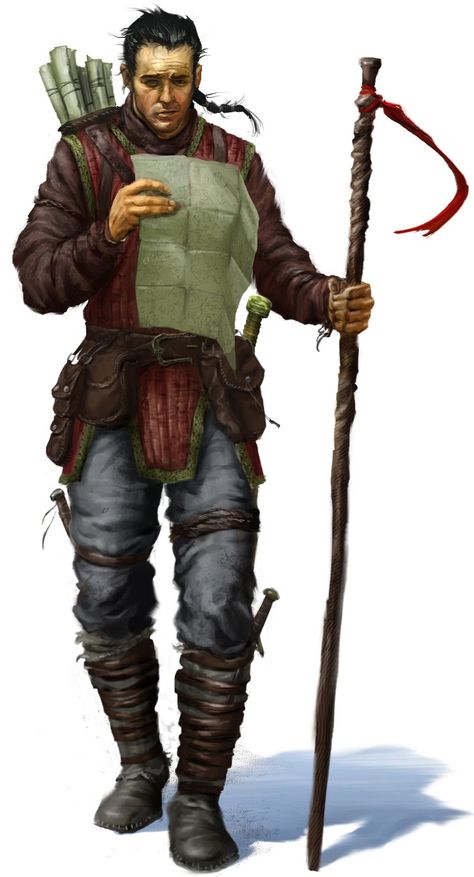 Explorer. Art by Chris Ocampo. Dwarven Woman, Traveler Backpack, Maid Marian, Heroic Fantasy, Human Male, Dungeons And Dragons Characters, Carl Jung, Warhammer Fantasy, Fantasy Rpg