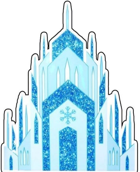 Elsa Castle Printable, Elsa Cake Topper Printable, Frozen Castle Printable, Frozen Cake Topper Printable, Frozen Elsa Castle, Frozen Topper, Elsa Frozen Party, Frozen Elsa Cake Topper, Frozen Party Printables