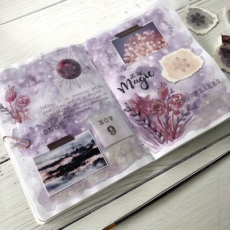 No photo description available. Constellation Stickers, Journal Headers, Kunstjournal Inspiration, Celestial Theme, Collage Journal, The First Snow, Moon Journal, Snow Fall, Bullet Journal Aesthetic