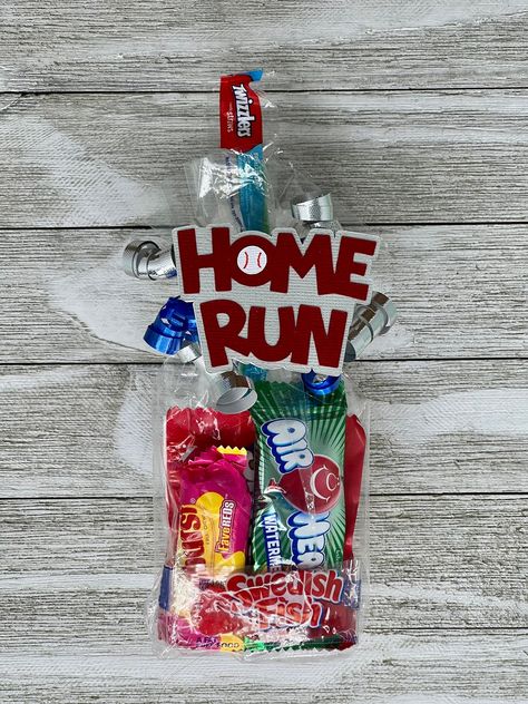 Softball Gift Bags, Senior Night Softball, Softball Gift Ideas, Softball Senior Night, Basketball Senior Night Gifts, Bowling Party Favors, Softball Game Day, Cheer Flyer, Baseball Coach Gifts