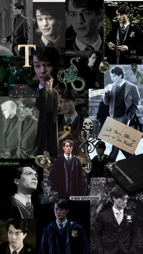 Tom Riddle Aesthetic Wallpaper, Tom Riddle Collage, Tom Hughes Tom Riddle, Tom Riddle Wallpaper, Christian Coulson Tom Riddle, Harry Potter Tom Riddle, Tom Riddle Aesthetic, Tom Marvolo Riddle, Tom Riddle Fan Art