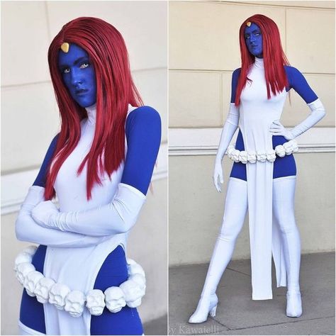 Love the classic mystique better than the movie version. Doing this someday! Mystique Costume, Comic Con Costumes, Blue Skin, Epic Cosplay, Marvel Cosplay, Male Cosplay, Marvel Girls, Amazing Cosplay, Best Cosplay