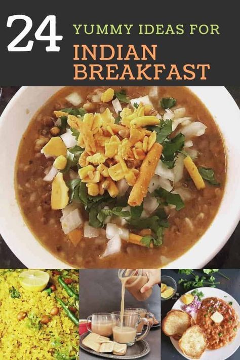 Indian breakfast recipes that are easy, quick and full of flavors.  Make it for your family for a delicious and healthy breakfast or brunch. Indian Brunch Ideas, Indian Brunch, Ven Pongal Recipe, Western Breakfast, Indian Breakfast Recipes, Khaman Dhokla, Easy Breakfast Brunch, Savory Recipe, Vegan Indian Recipes