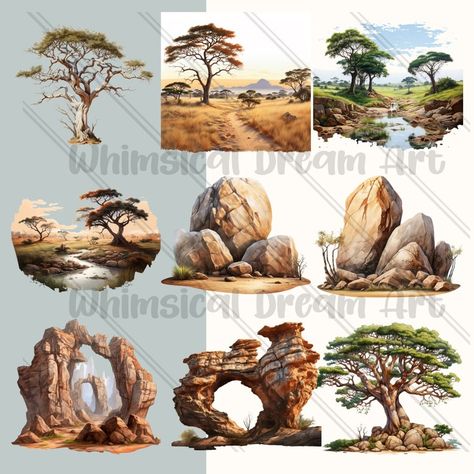 Safari Clipart, African Animals, Animal Clipart, Wild Life, Safari Animals, Savannah, Savannah Chat, Animals Wild, Art Images