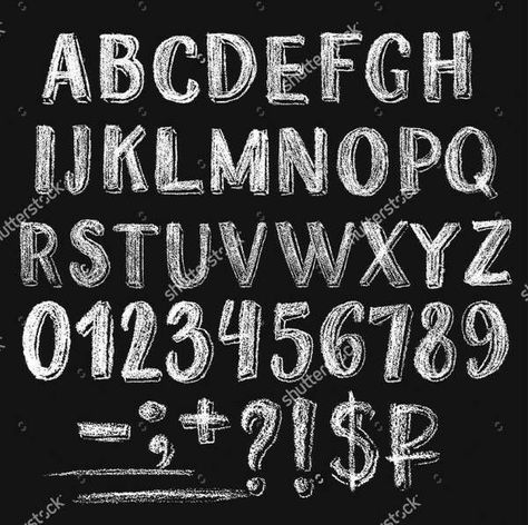 Lettering Fonts Alphabet Free Printable, Chalk Lettering Alphabet Fonts, Chalk Writing Fonts, Alphabet Fonts Cursive, Chalkboard Lettering Fonts, Chalkboard Fonts Alphabet, Cool Letter Fonts, Alphabet Free Printable, Money Symbols