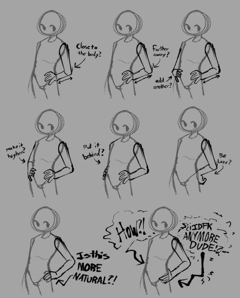 الفن الرقمي, Hand Drawing Reference, Hands On Hips, Have Inspiration, Art Tools Drawing, 캐릭터 드로잉, Drawing Expressions, Poses References, Figure Drawing Reference