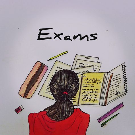 Exams Dpz, Exam Wallpaper, Motivational Dp, Exam Drawing, Exam Pictures, Exam Images, Study Pics, Cotton Blouse Design, Flower Mirror