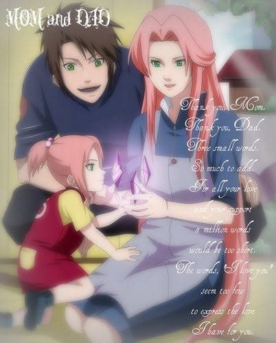 sakura´s parents Sasuke Cosplay, Sasuke Sakura Sarada, Naruto Team 7, Naruto Oc Characters, Naruto Teams, Sasuke Sakura, Sakura Uchiha, Naruto Oc, Sakura And Sasuke