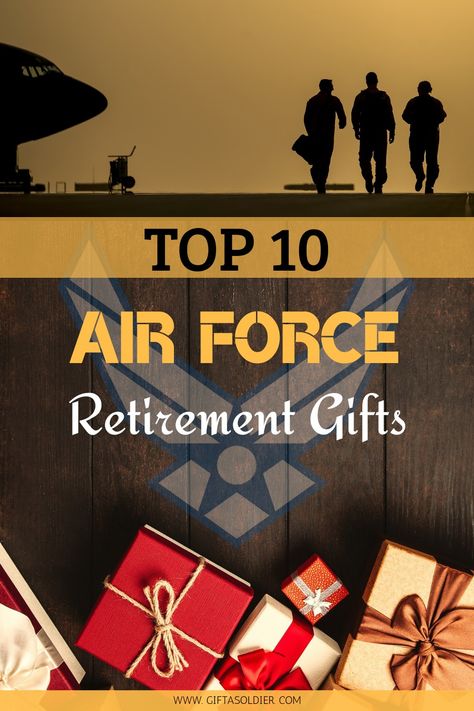 Looking for some awesome gifts to honor your Air Force warrior? Look no further, here we have the best military retirement gifts for US Air Force gauranteed. They may be your spouse, boyfriend, girlfriend, dad, brother, son or just family; these curated gifts are sure to impress them. Select from the best shadow boxes, plaques, decanter and wine glasses, challenge coin displays, keepsakes and much more. Perfect to present during USAF going away party or ceremony. Your veteran will love them! Army Retirement Gift, Coast Guard Retirement Gift Ideas, Air Force Retirement Shadow Box, Air Force Retirement Gifts, Air Force Gifts Teepublic, Military Retirement Gift Ideas, Creative Gifts For Girlfriend, Best Retirement Gifts, Air Force Gifts