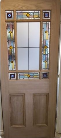 1930s Internal Doors, Victorian Internal Doors, Stained Glass Doors, Internal Glass Doors, Stained Glass Door, 1930s House, Door White, Internal Door, External Doors