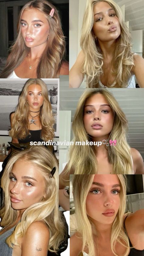 Scandinavian Makeup, Dewy Summer Makeup, Sunkissed Makeup, Formal Makeup, Summer Makeup Looks, Natural Glowy Makeup, Dewy Makeup, Smink Inspiration, Makeup Tut