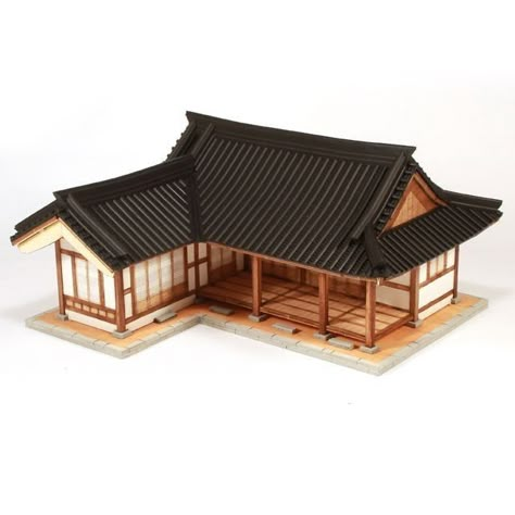 Japanese Buildings Traditional, Traditional Japanese House Exterior, Japanese Exterior, Hanok House, Japanese Roof, Minecraft Japanese House, Korean Traditional House, Traditional Korean House, Japan Traditional House