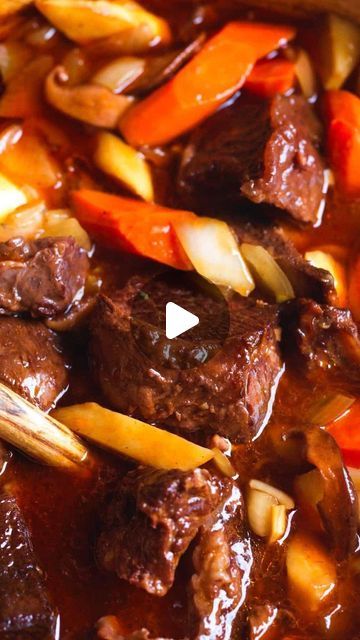 Classic Beef Stew Recipe, Inspired Taste, Classic Beef Stew, Beef Stew Recipe, Tender Beef, Stew Recipe, Chuck Roast, Root Vegetables, Beef Broth