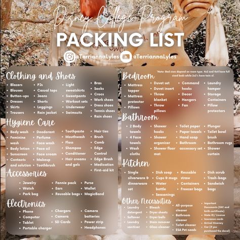 Room Decor Disney, Dcp Packing List Disney College Program, Disney College Program Packing List, Dcp 2x2 Room, Disney Cultural Exchange Program, Disney Collage Program, Dcp Room Ideas, Disney College Program Traditions Outfit, Dcp Dorm Room Decor