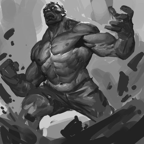 ArtStation - Hulk dump, johan grenier Johan Grenier, White Sketches, Marvel Wall, Red Hulk, Ben 10 Comics, My Free Time, Hulk Smash, Black And White Sketches, Anatomy Poses