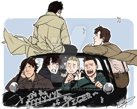 Supernatural Fanart, Supernatural Fan Art, Mrs Hudson, Fandom Crossover, Supernatural Fans, Odaiba, Supernatural Fandom, Johnlock, Sherlock Bbc