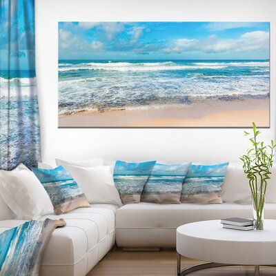 Colors Inspiration, Seascape Canvas, Seascape Photography, Beach Pink, Rv Ideas, Seascape Art, Beach Canvas, Beach Modern, Canvas Photo Prints