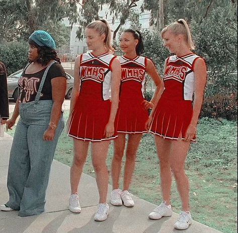 icons ✨✨ : glee Glee Halloween Costumes, Glee Cheerios, The Unholy Trinity, Diana Argon, Unholy Trinity, Diana Agron, Glee Fashion, Quinn Fabray, Glee Club