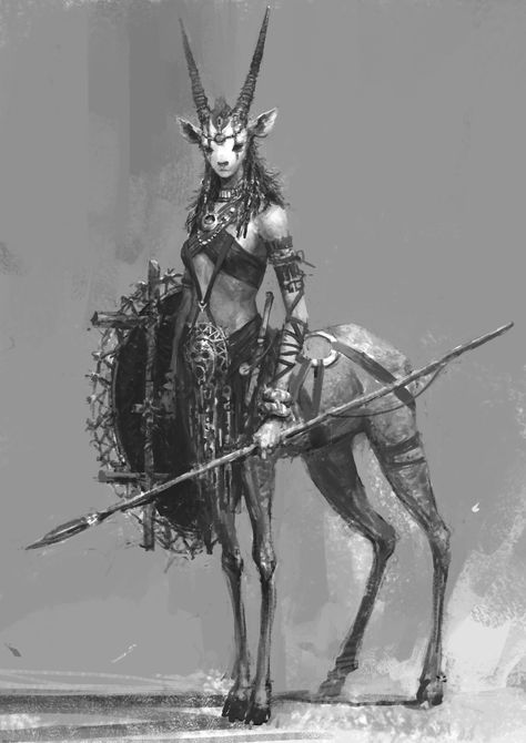 Centaur Paladin Dnd, Su Jian, Creature Fantasy, Heroic Fantasy, 다크 판타지, Fantasy Monster, Mythological Creatures, Art Station, Arte Fantasy