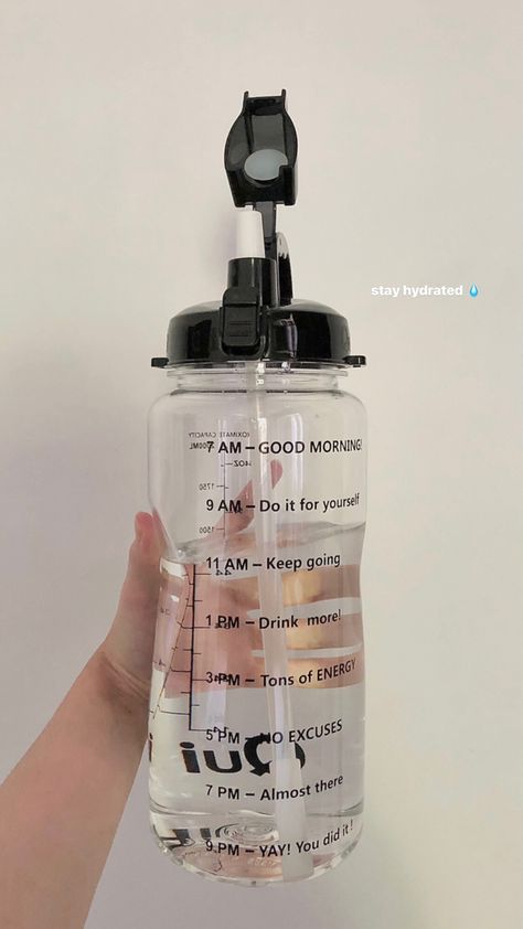 Motivation Water Bottle, Nighty Nighty, 2l Water Bottle, Motivational Water Bottle, Body Hygiene, Cute Water Bottles, Kehlani, Stay Hydrated, Study Motivation