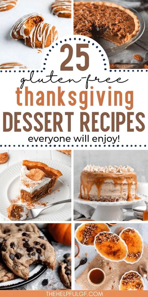 Indulge guilt-free on your gluten free diet this Thanksgiving with our mouthwatering selection of gluten-free desserts! From delectable cookies to exquisite cakes, we've got low-carb and vegan options that make gluten-free holiday desserts easy and irresistible. | gluten free treats | clean eating recipes | easy gluten-free recipes | healthy recipes | gluten free food | Gluten Free Apple Cobbler, Unique Thanksgiving Desserts, Gluten Free Desserts Holiday, Gluten Free Desserts Thanksgiving, Gluten Free Pumpkin Cookies, Easy Thanksgiving Dessert Recipes, Thanksgiving Dessert Recipes, Gluten Free Cake Mixes, Desserts Thanksgiving