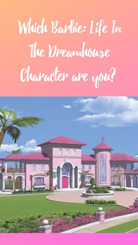 Pin is made by me, while the quiz belongs to Playbuzz :) Which Barbie Character Are You Quiz, Barbie Quiz, Barbie Life In The Dreamhouse, Life In The Dreamhouse, House Quiz, Movie Quiz, Barbie Life, Barbie Dream House, Barbie Dress