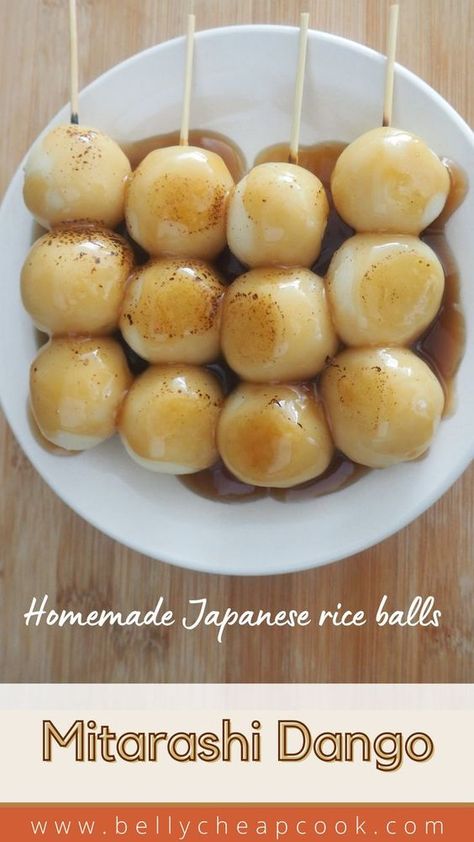 Pork Asian Recipes, Japanese Sweets Recipe, Asian Recipes For Dinner, Asian Snack Recipes, Recipes Ground Pork, Asian Recipes Videos, Soy Sauce Glaze, Dango Recipe, Recipes Japanese Food