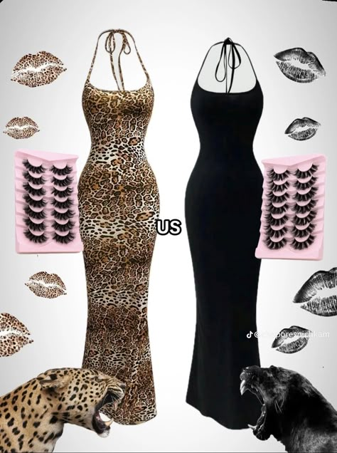 Curvy Outfits Classy, Pink And Leopard Outfit, Leopard Print Dress Classy, Garderobe Ideas, Shein Birthday Outfits, Fashion Designer Career, Trio Outfits, Sade Aesthetic, Fake Home