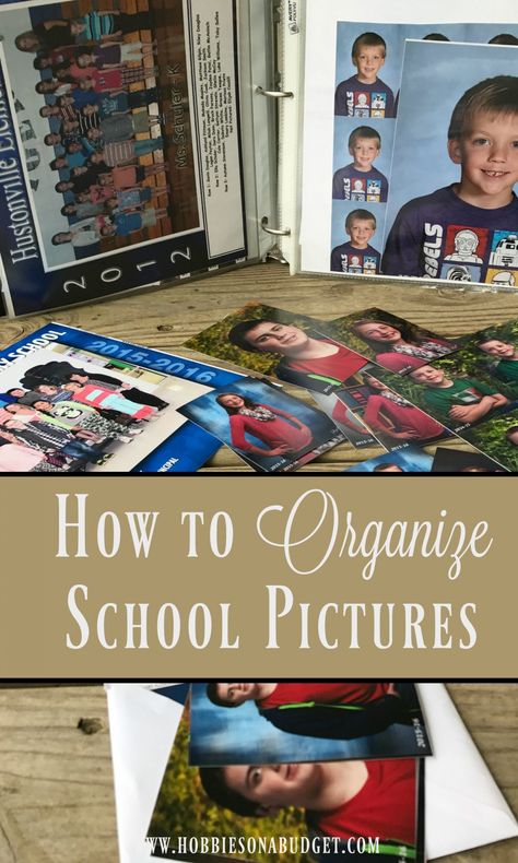 Looking for an easy way to organize school pictures? Just use this simple binder system to organize and file your kids school pictures! Photo Organization Storage, Organize School, School Paper Organization, Digital Photo Organization, Decorate Room, Photography Organizations, Picture Storage, Picture Organization, Class Pictures